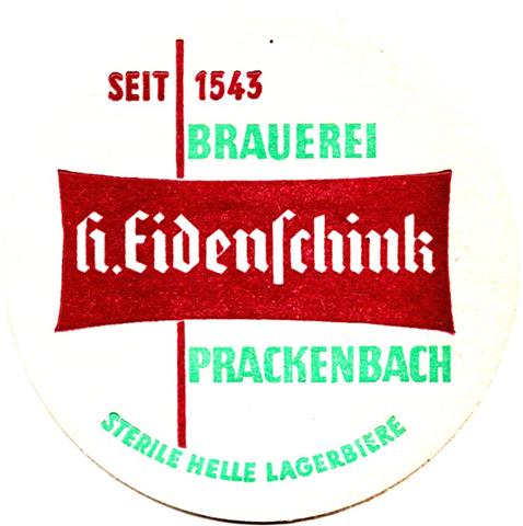 prackenbach reg-by eidenschink rund 1a (215-seit 1543-braungrn) 